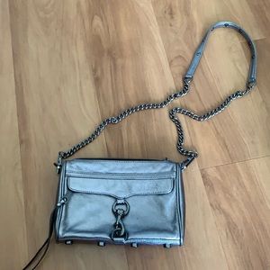 Silver Rebecca minkoff bag